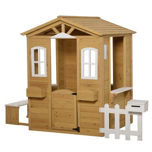 Playhouse for Kids Wooden Cottage Ohberri