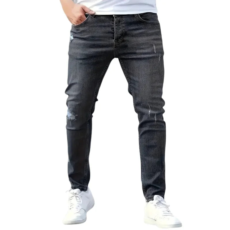 Mens Jeans Casual Skinny Pants Stretch Denim Ohberri