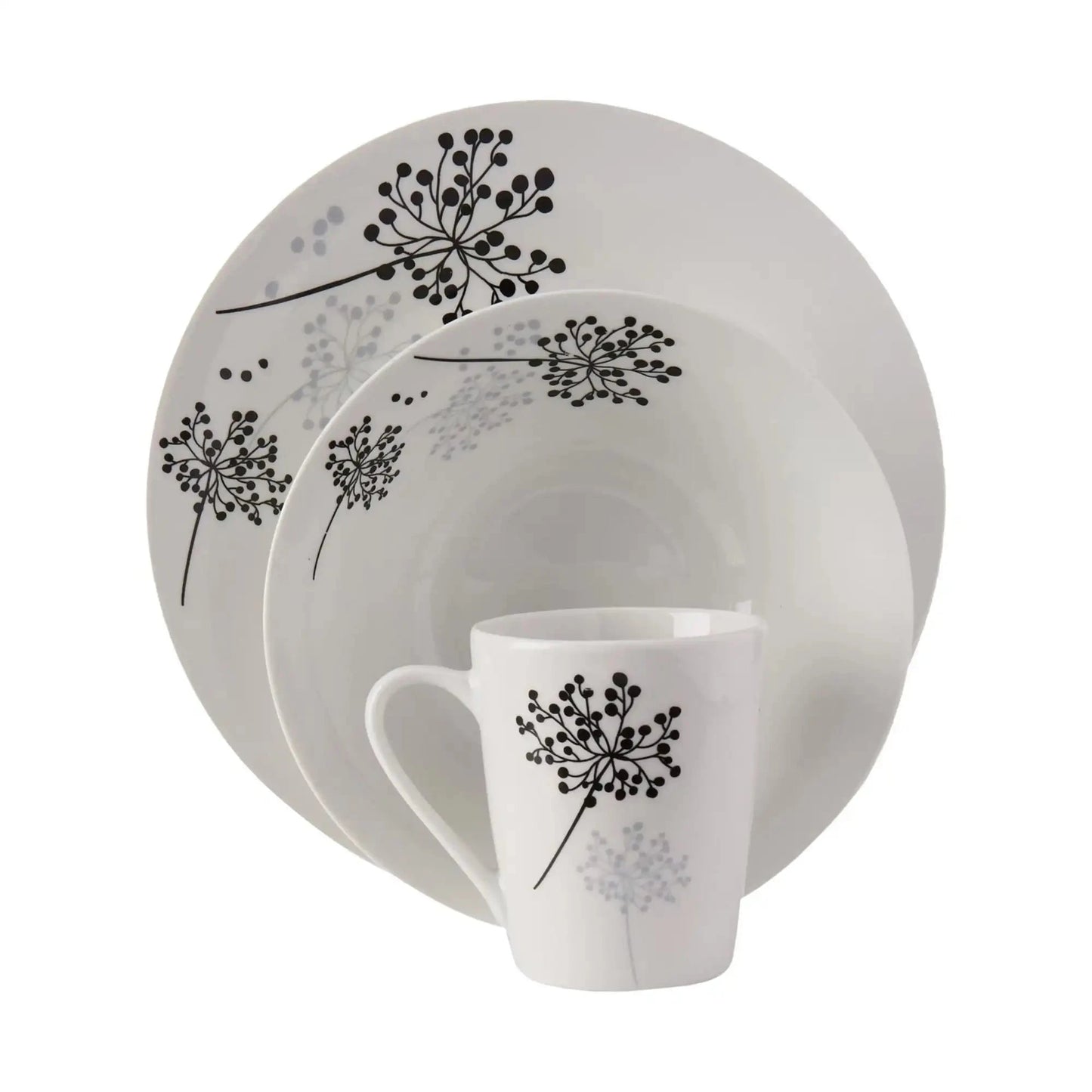 Dinnerware Set, 12 Piece Ohberri