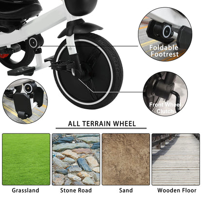 Tricycle Stroller Bike , 5-in-1, Adjustable Canopy, Sitting & Lying,Celerity - Ohberri