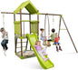 Swing Sets for Backyard, 7-in-1 Heavy Duty Metal Swing Set  Glider and Swing, Outdoor Playset for Playground, Gift for Kids Ohberri