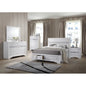Traditional 5-Piece Storage Bedroom Set with Wood in White, Queen Size - Ohberri