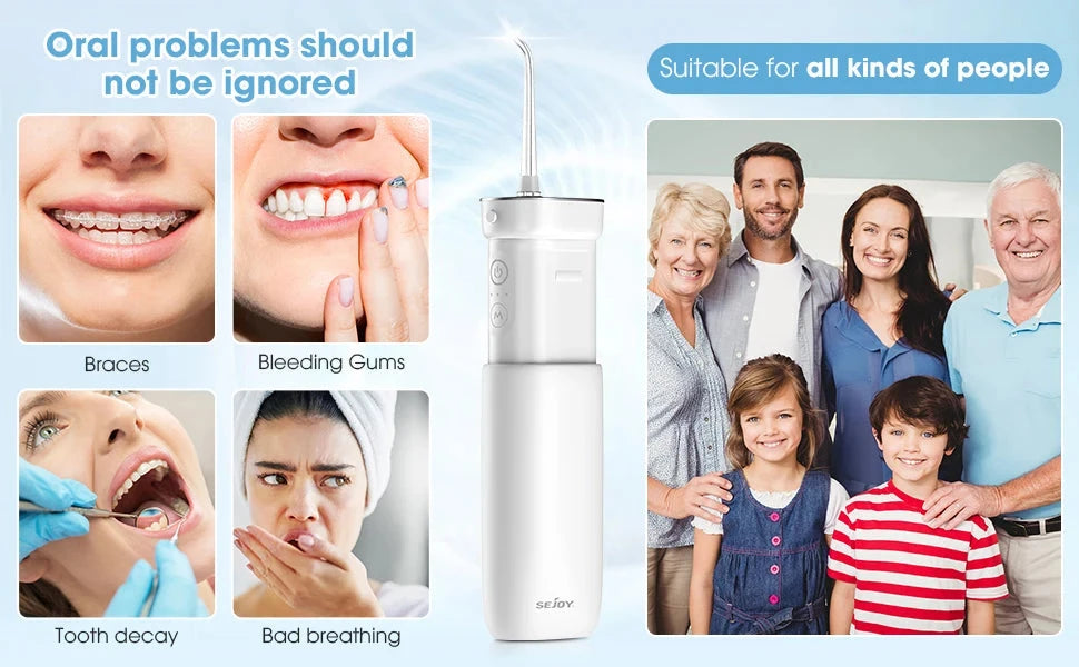 Oral Irrigator Water Flosser Portable Ohberri