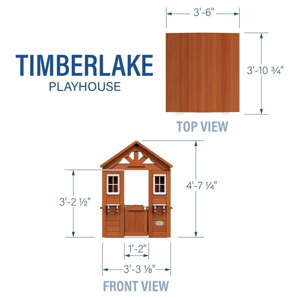Playhouse Cedar Wooden Outdoor Ohberri