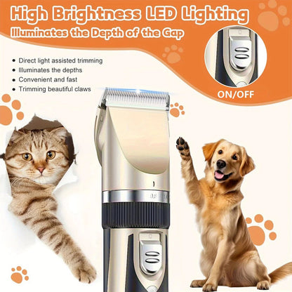 Professional Wireless Electric Pet Grooming Kit Ohberri