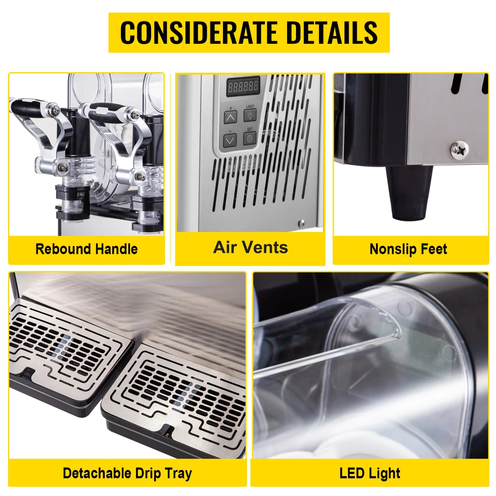 3/6L Jar Commercial Slushie Machine Ohberri