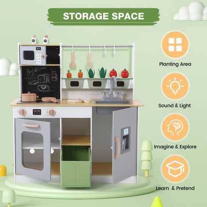 Children's Play Toys Simulated Kitchen Toys Wooden Vegetable Toys - Ohberri