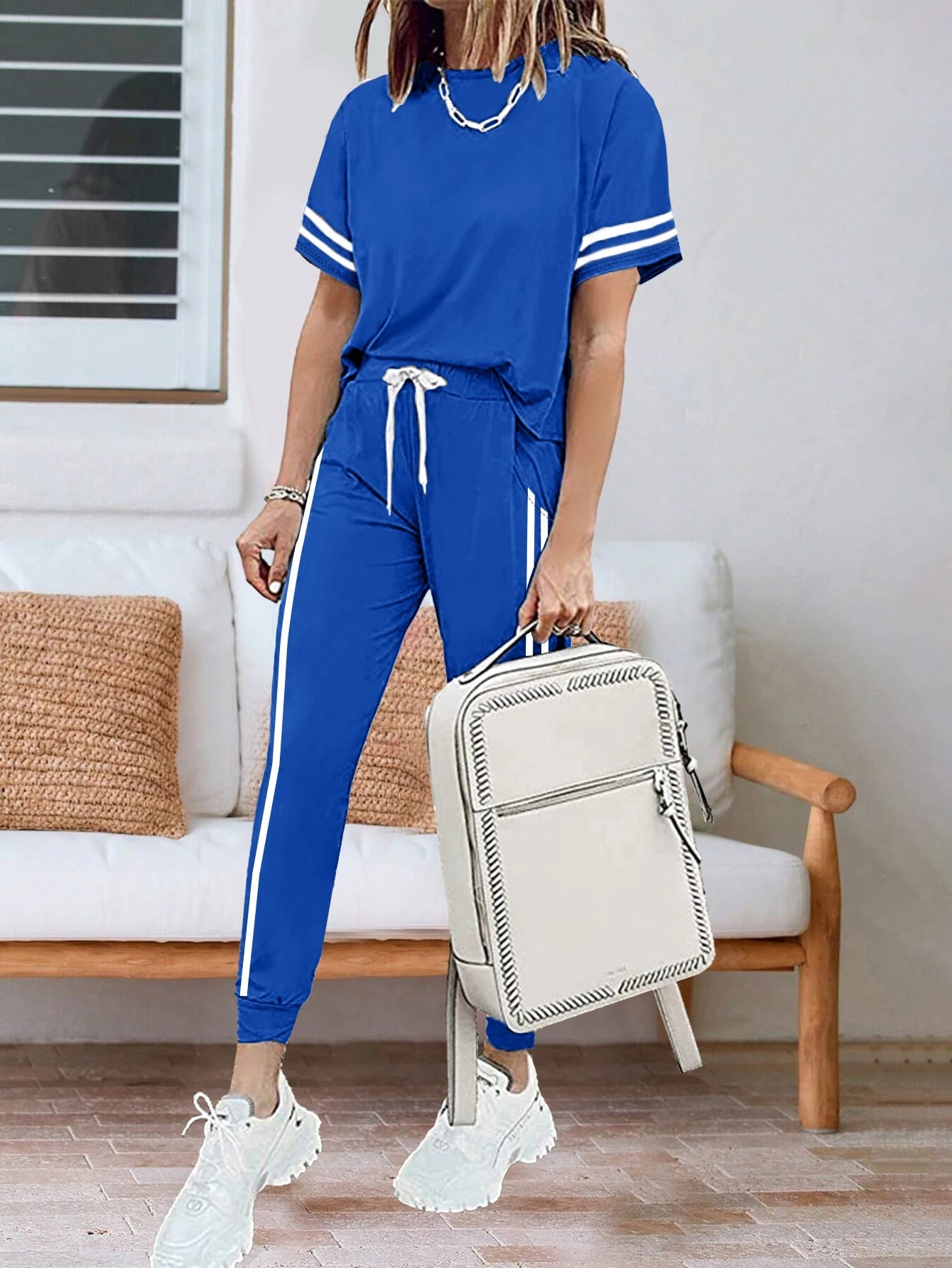 Women's Casual Long Sleeve Fitness Set Ohberri