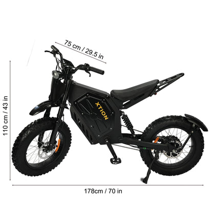 Electric Mountain Bike for Adults, 3000W E-bike , 45 MPH & 60 Miles Range Ohberri
