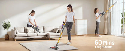 Cordless Vacuum Cleaner, 60Mins Ohberri