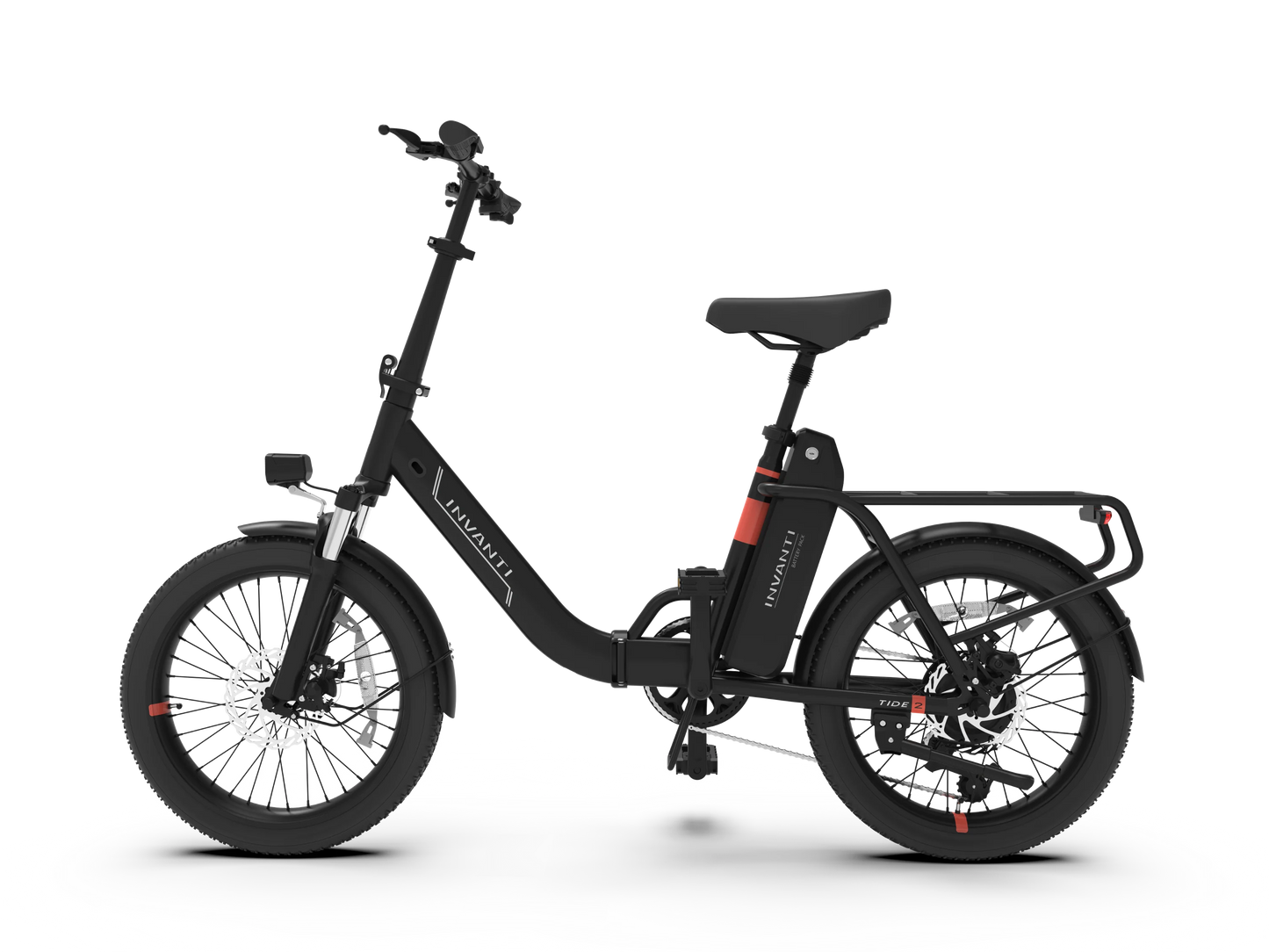 20" Folding Electric Bike 500W Motor 48V 10.4Ah Battery - Ohberri