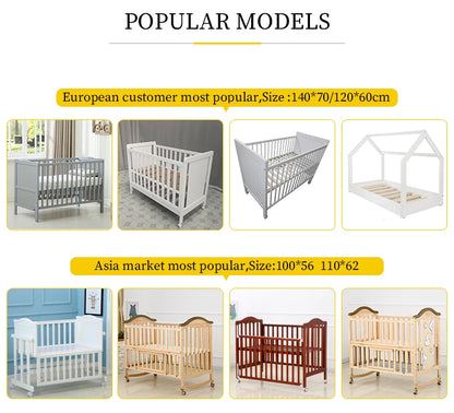 High-Quality Height Adjustable Baby Crib Bed - Ohberri