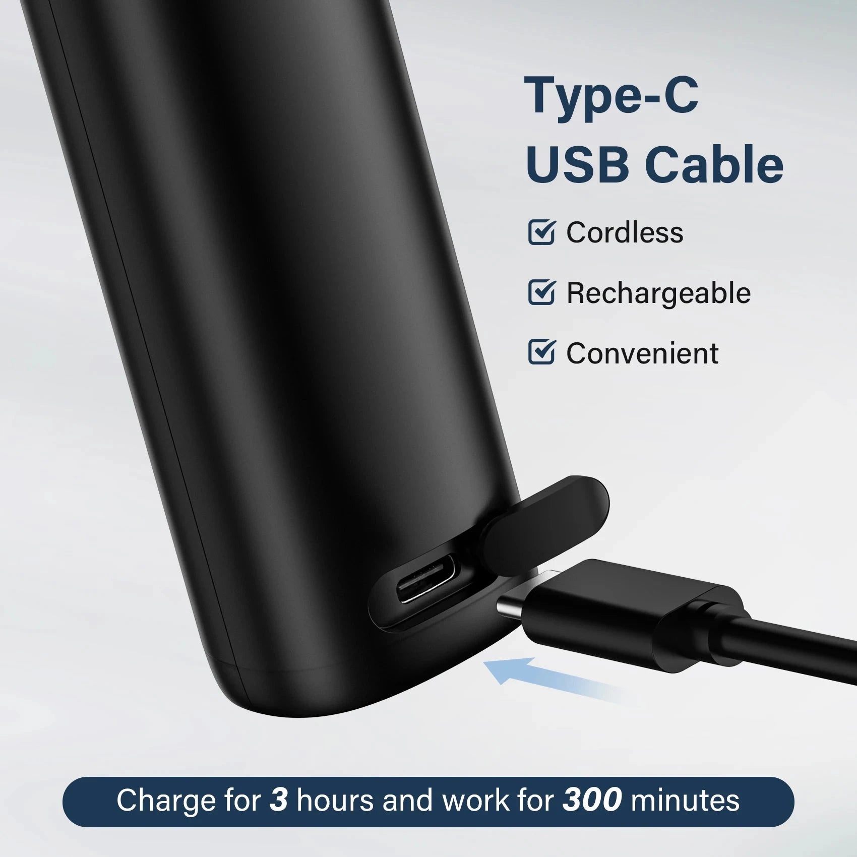 Professional Electric Hair Clippers with Lock Portable Men's Cordless Beard Trimmer Ohberri