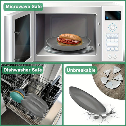 16/32pcs Plastic Tableware Set Ohberri