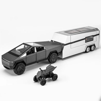 Pickup Truck 1/24Mars Pickup Diecast Metal Model Car, Camper Ohberri