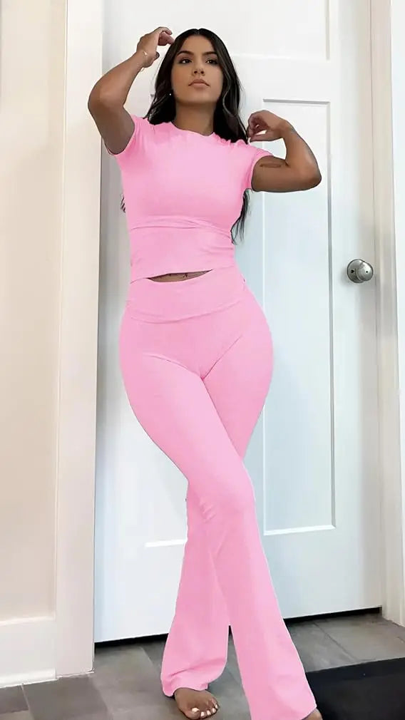 Women's two-piece sports leisure yoga set Ohberri