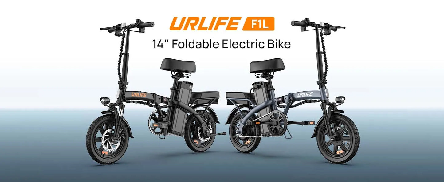 14" Foldable Electric bicycle Peak 500W Motor with 48V 7.5Ah 40 Miles Range 3 Hours Charge Time - Ohberri