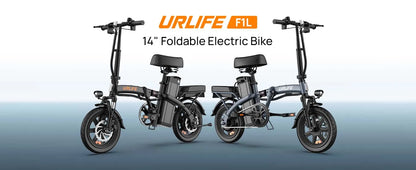 14" Foldable Electric bicycle Peak 500W Motor with 48V 7.5Ah 40 Miles Range 3 Hours Charge Time - Ohberri