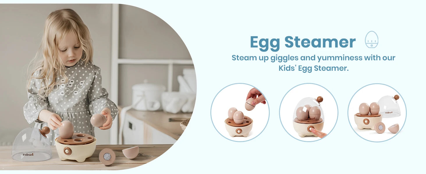 Wooden Toy Kitchen Set Play Kitchen Blender with Realistic Sounds - Ohberri