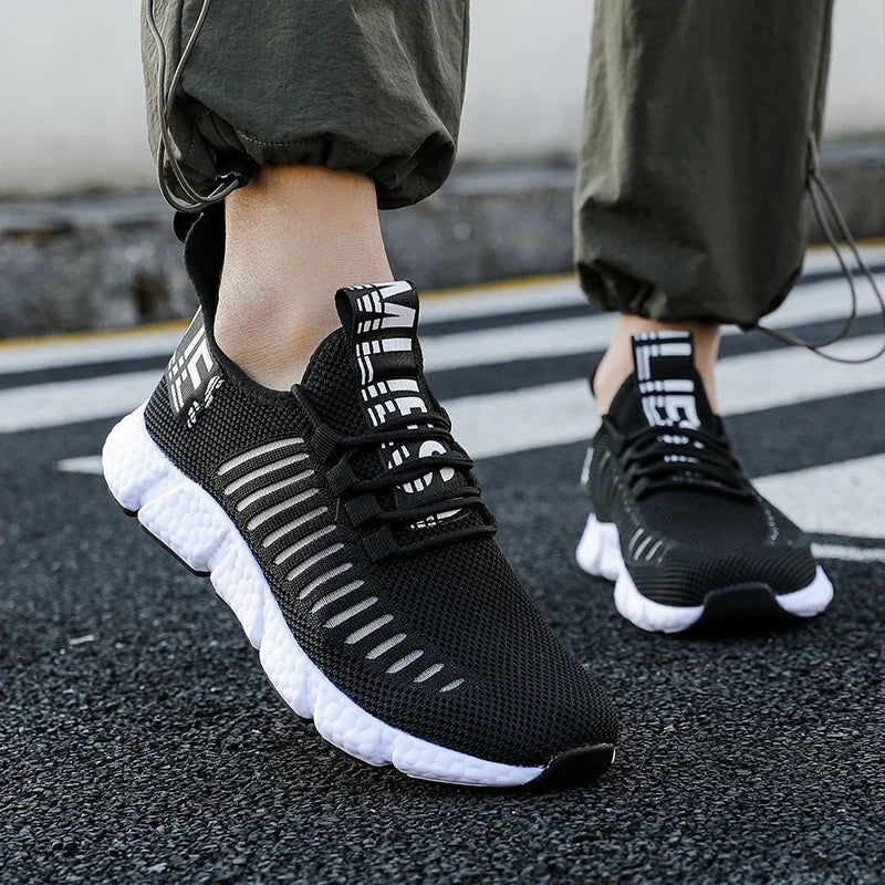 Men Lightweight Breathable Mesh Casual Shoes Ohberri