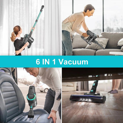 Cordless Upright Vacuum Cleaner, 20Kpa Ultra Lightweight Ohberri