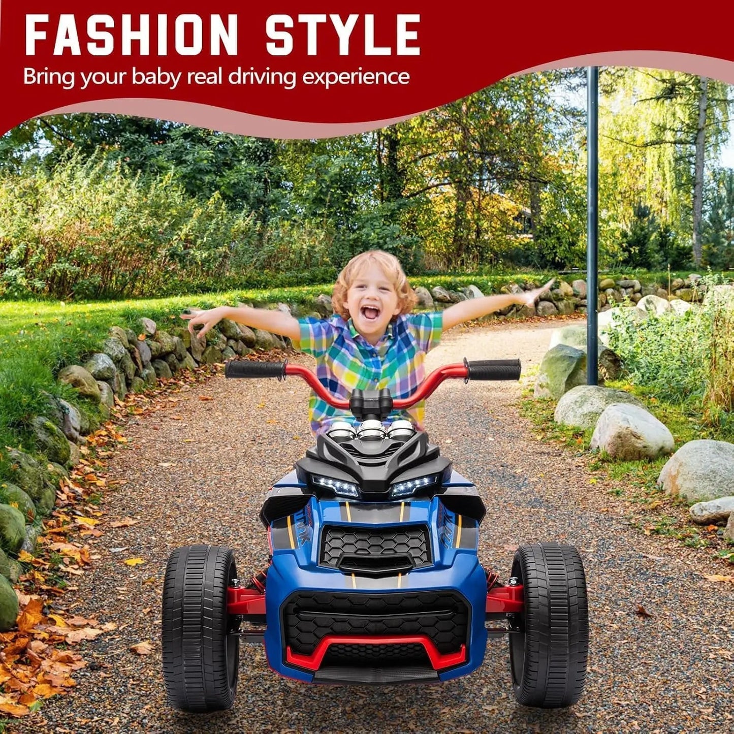 Kids Electric Ride on Car Remote Control 7MPH Ohberri