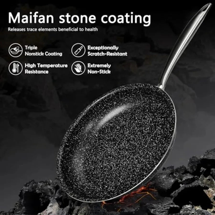 20pcs Pots and Pans Set Non Stick Kitchen Ohberri