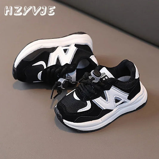 Boys and Girls Fashion Casual Sneakers Kid's Trend Chic Running Shoes Basketball Shoes Children Flat Baby Toddler Outdoor Shoes Ohberri