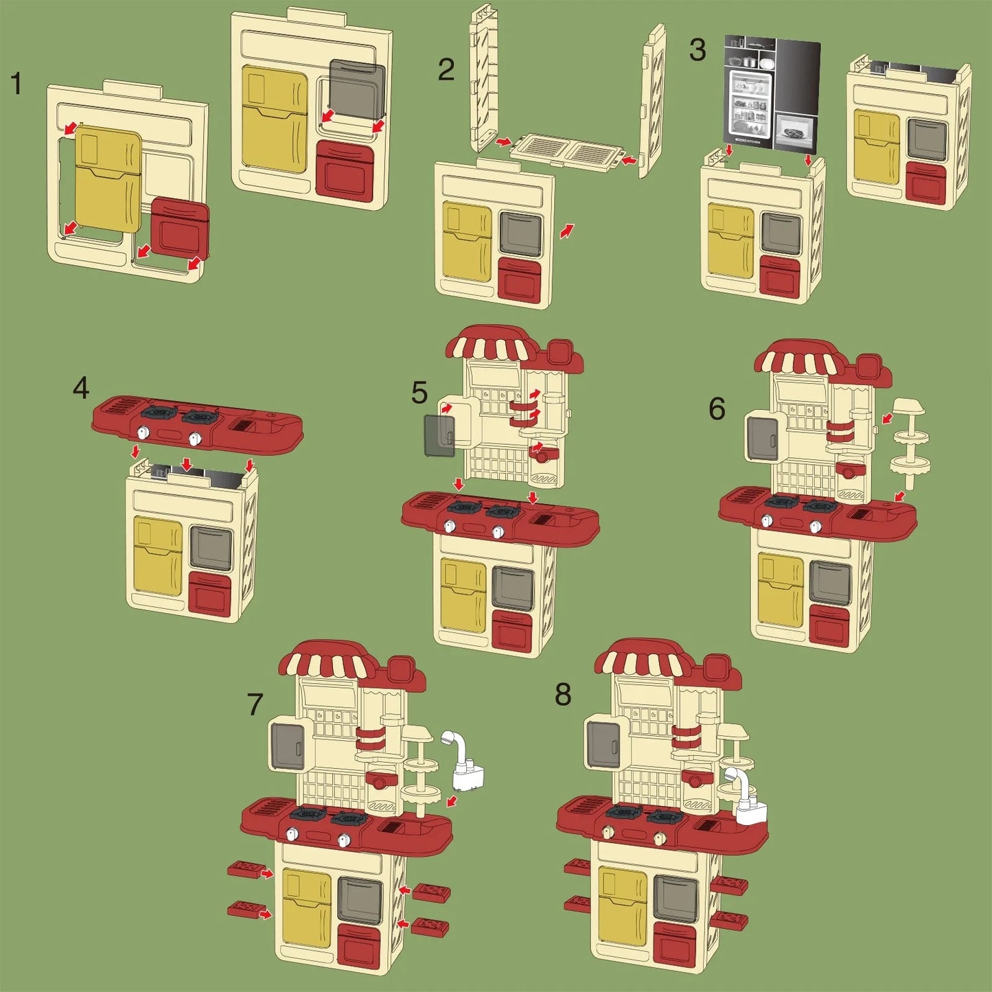 Children play every kitchen toy set Ohberri