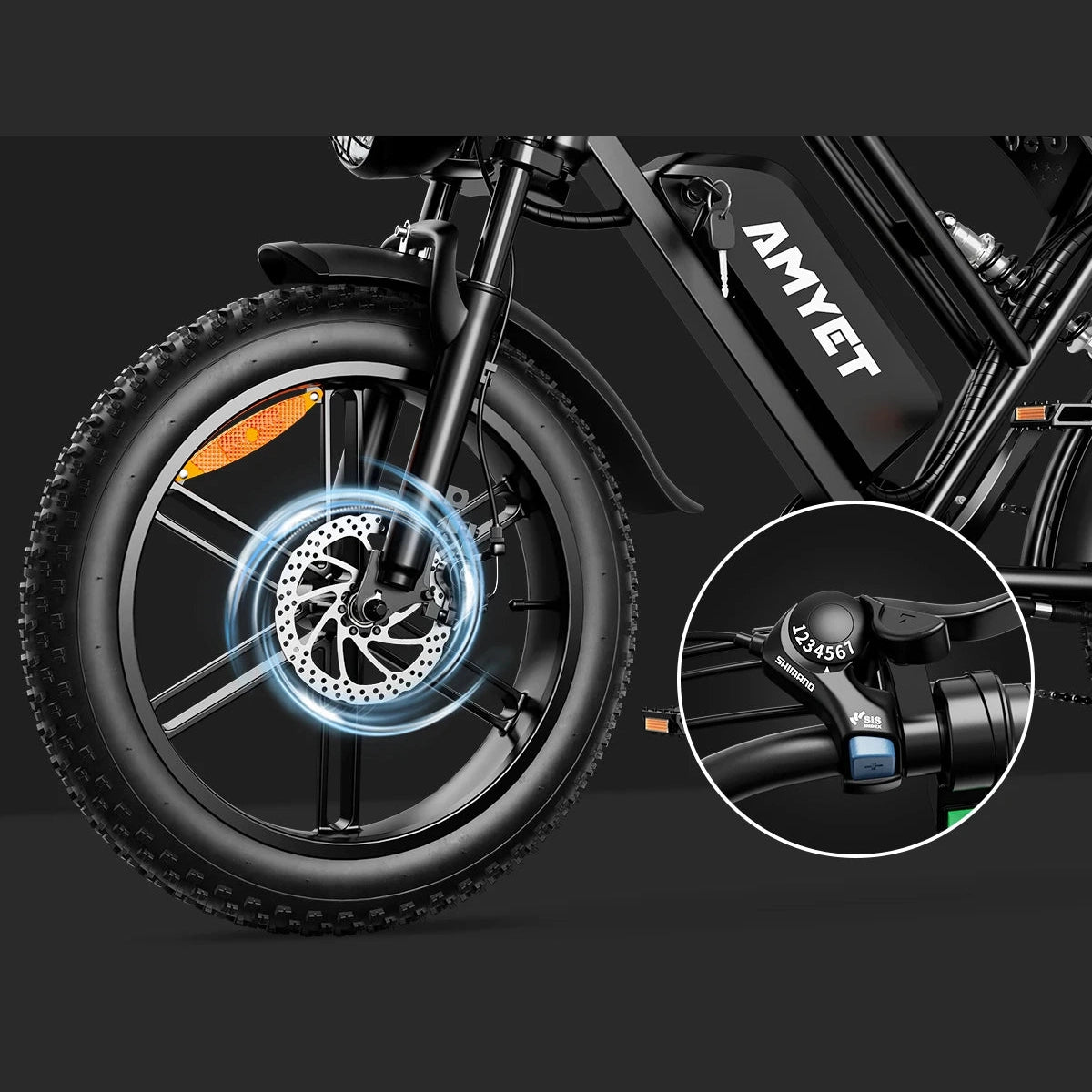 Electric Bike 1000W Motor 48V 20AH 20“ Tire - Ohberri