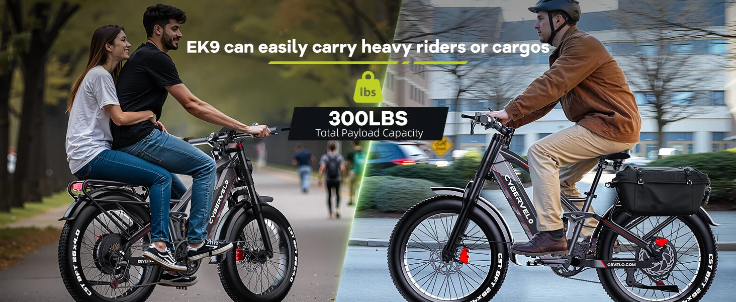 High speed electric ebike for adults, 52V ebike,40AH battery ,full suspension bicycle,hydraulic ebike,fat tyre 26inch 3000W - Ohberri