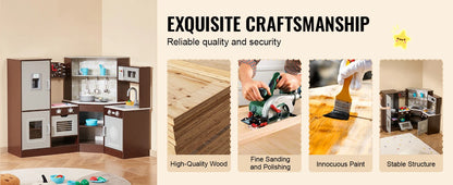 Play Kitchen Set Kitchenware Accessories with Ice Maker f - Ohberri