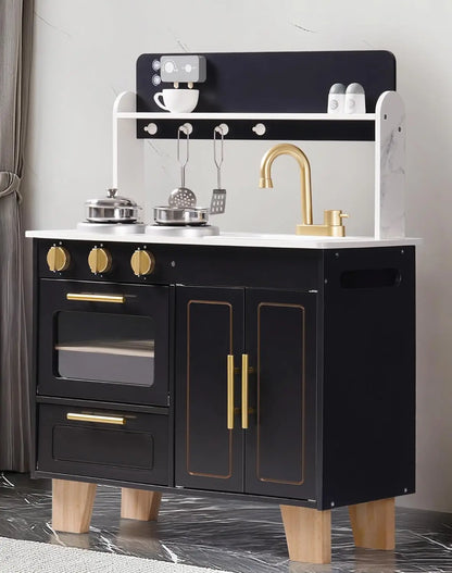Play Kitchen Wooden with Marble-Style - Ohberri