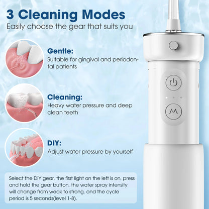 Oral Irrigator Water Flosser Portable Ohberri