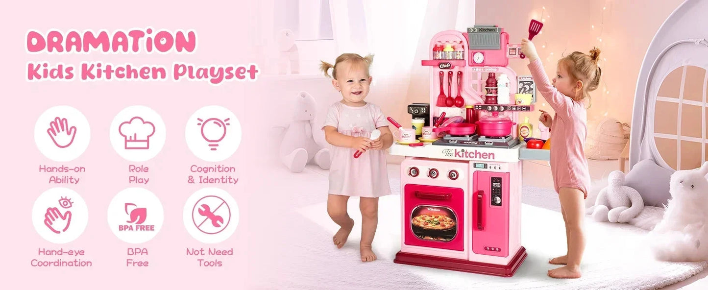 Kids Kitchen Playset and Kitchen Accessories Ohberri