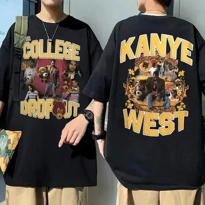 Kanye West Casual Short Sleeve T-shirt Ohberri