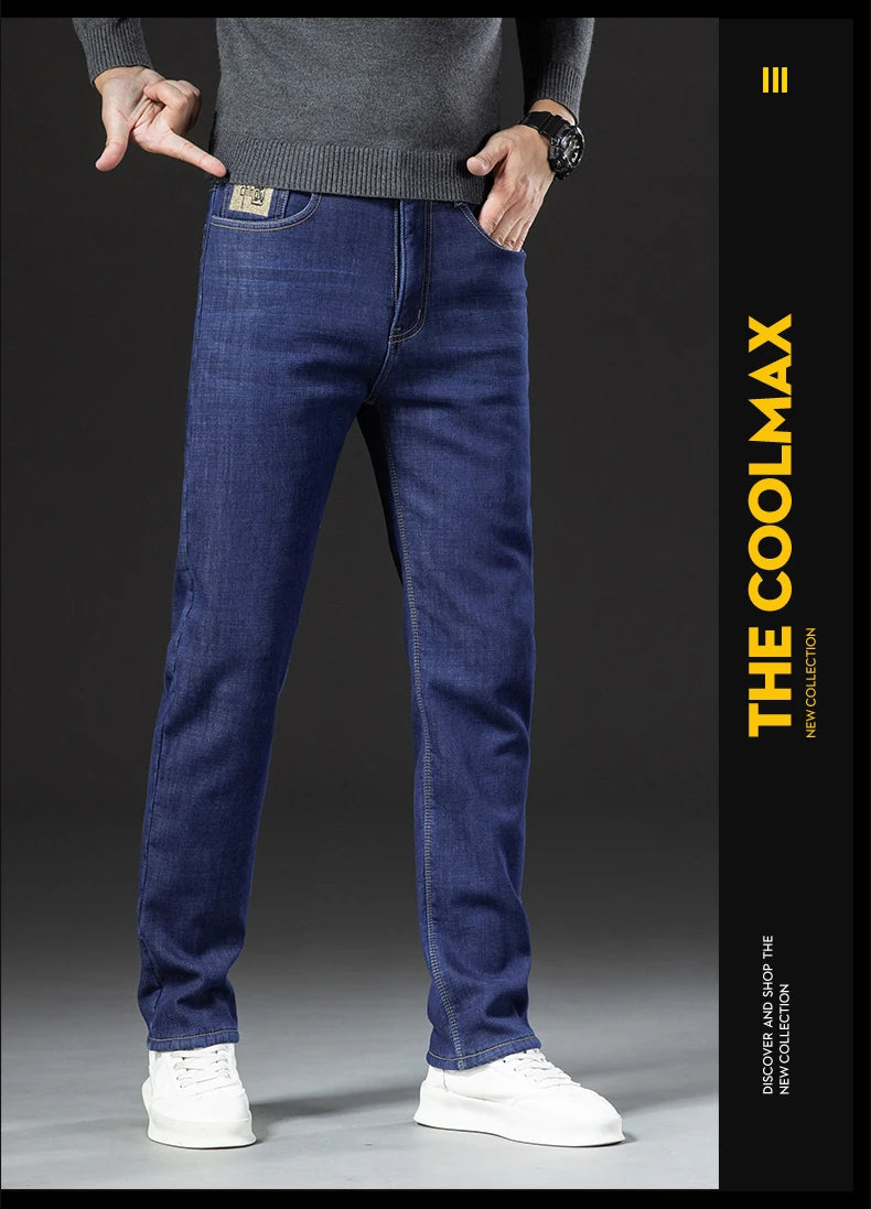 Winter Lamb Fluff Denim Straight Pants Ohberri