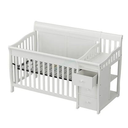 High-Quality Height Adjustable Baby Crib Bed - Ohberri