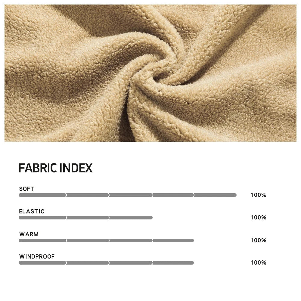 Men's Jackets Winter Warm Waterproof Fleece Lined High Quality Multi-color Coat Ohberri