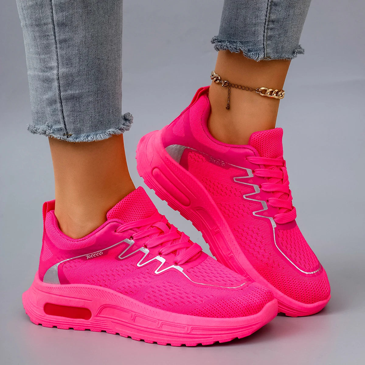 Women's breathable mesh casual sneakers Ohberri