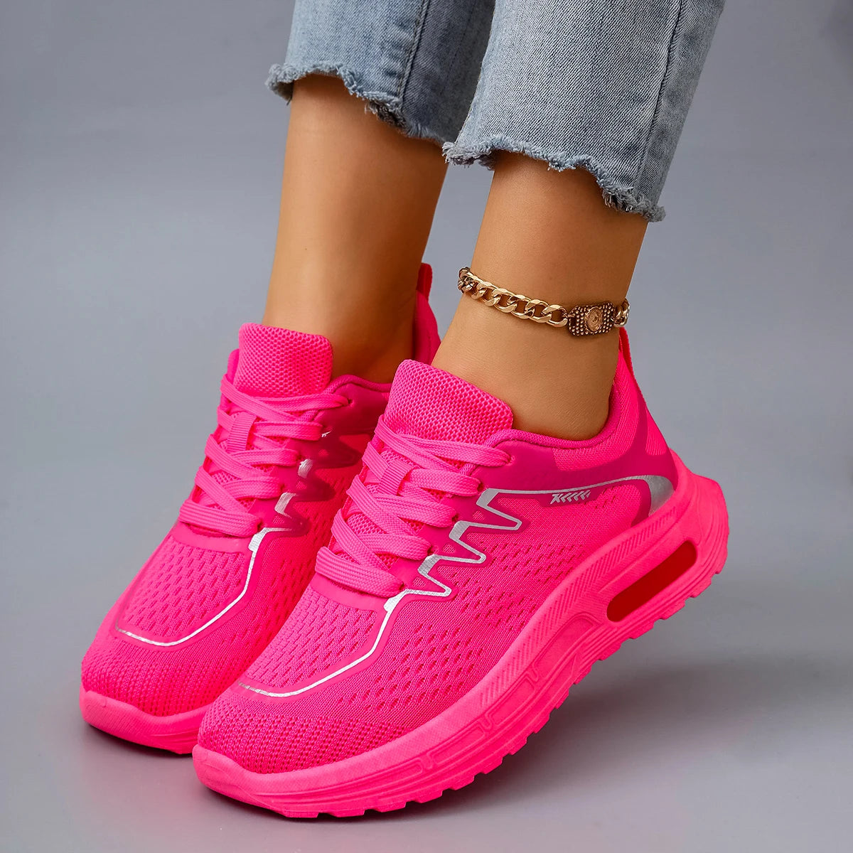 Women's breathable mesh casual sneakers Ohberri