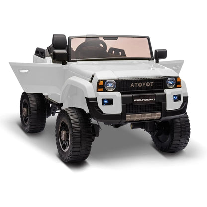 Kids Electric Ride On Car 24V 2-Seater Ride-On Truck with Remote Control Ohberri