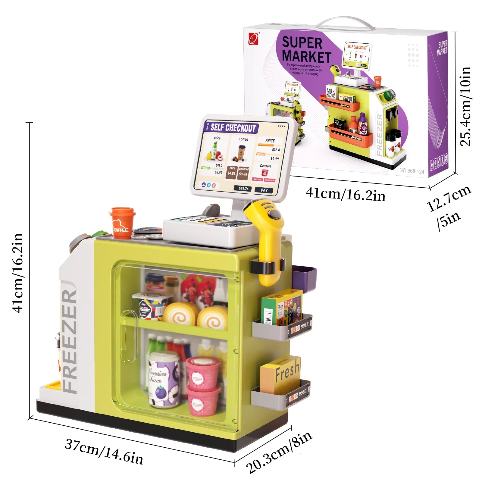 Children's Supermarket Radio Toy Vending Machine - Ohberri
