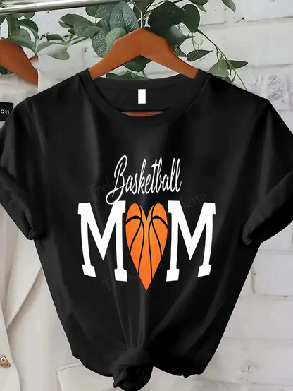 Basketball Mom T-Shirt Ohberri