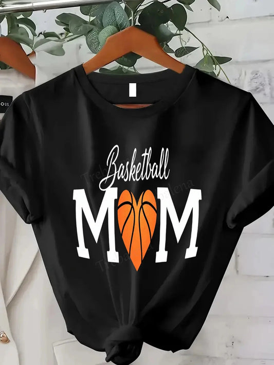 Basketball Mom T-Shirt Ohberri