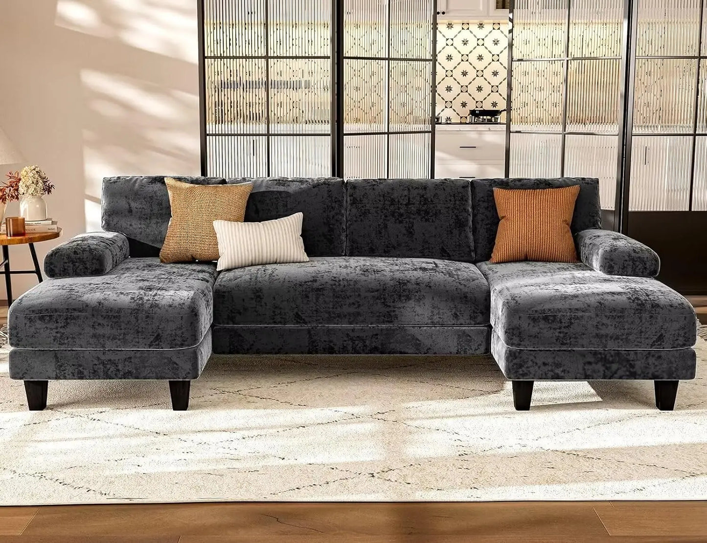 U Shaped Sectional Couch - Ohberri
