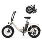 20" Folding Electric Bike 500W Motor 48V 10.4Ah Battery - Ohberri