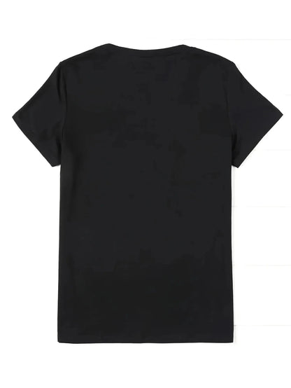 Women's Leopard Print Lip Print T-shirt Ohberri