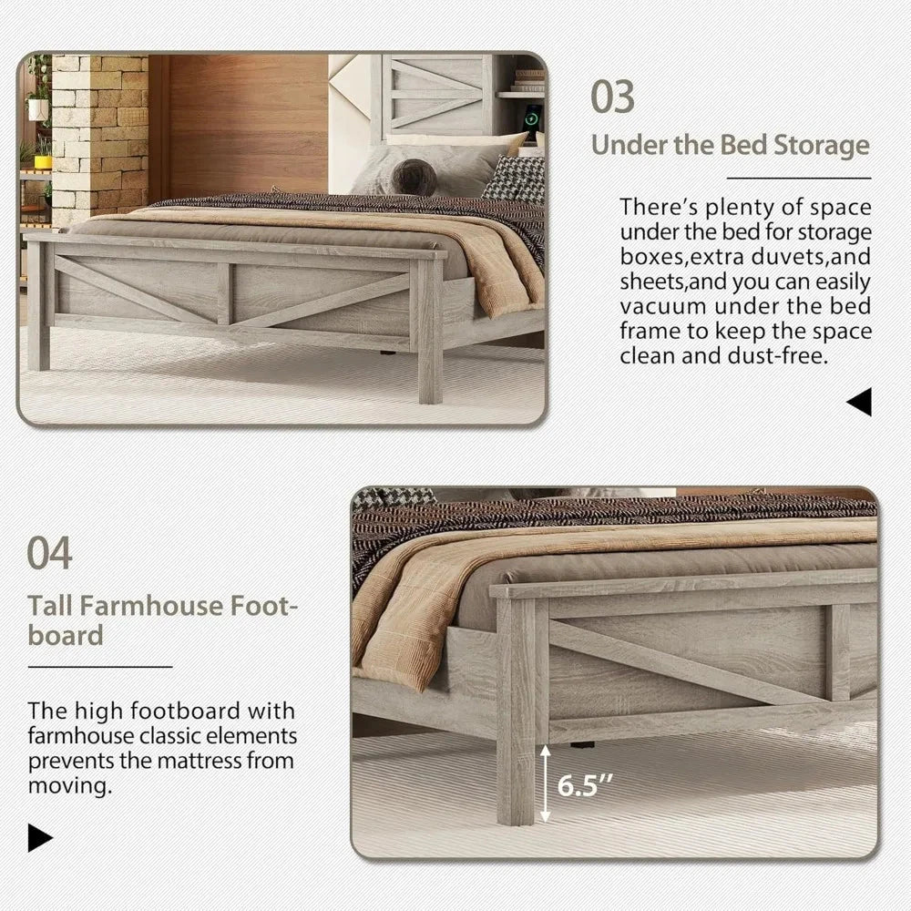 Full Size Bedroom Furniture Set Ohberri