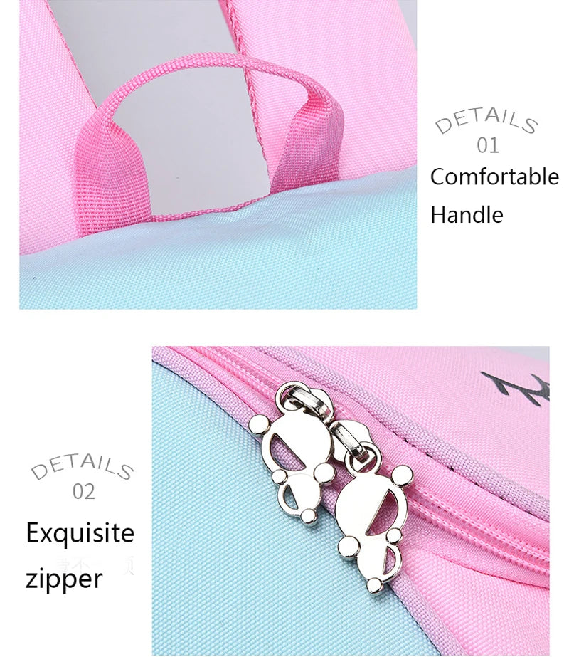 Kid Backpack for Girl Unicorn Children Rainbow Eyes School Bag Ohberri